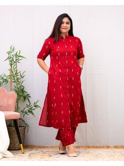 Gahan - Womens Viscose Rayon Straight Printed Kurta with Pant