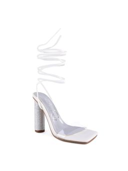 London Rag - Solid White Heels