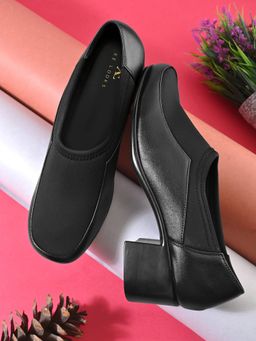XE Looks - Soft And Supportive Office Wear Block Heel Shoes