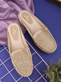 XE Looks - Elegant Slip-On With Cushioned Mule Loafer
