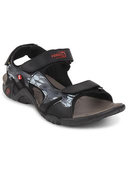 LIBERTY - Force 10 8141-20 Casual Black Sandals for Men