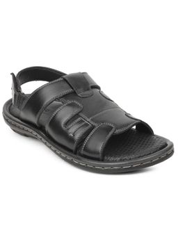 LIBERTY - Healers Asl-1 Casual Black Flat Sandals for Men