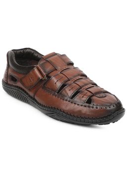 LIBERTY - Healers Dsl-3 Casual Tan Flat Sandals for Men