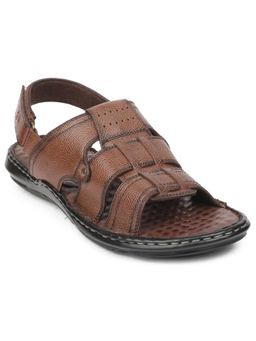 LIBERTY - Healers Dsl-5 Casual Tan Flat Sandals for Men