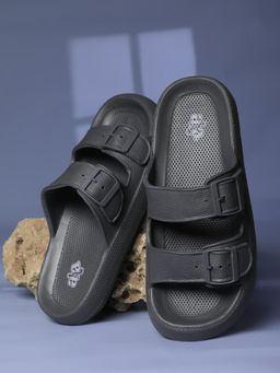 LIBERTY - A-Ha Gmf-07E Casual Grey Sliders for Men
