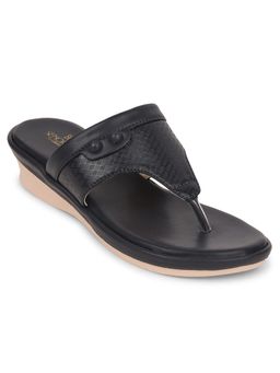 LIBERTY - Senorita Sgl-3 Casual Black Sandals for Women