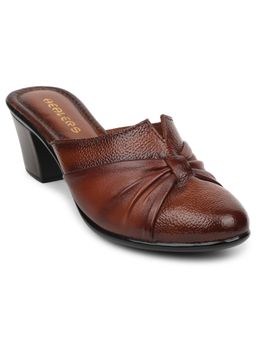 LIBERTY - Healers Tlo-103 Casual Tan Block Heel Sandals for Women
