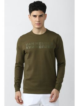 Van Heusen - Graphic Olive Sweatshirt