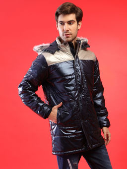 Campus Sutra - Men Stylish Solid Winter Casual Long Jackets