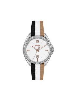 Boss - FELINA Analog White Round Women Watch - 1502645 (M)