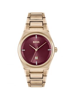 Boss - STEER Analog Red Tonneau Women Watch - 1502671 (M)