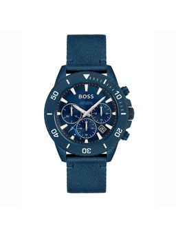Boss - ADMIRAL Chronograph Blue Round Men Watch - 1513919 (M)