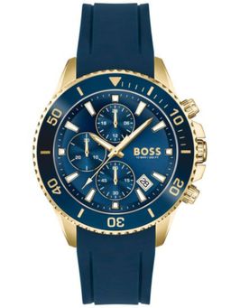 Boss - ADMIRAL Multifunction Chronograph Blue Round Men Watch - 1513965 (M)