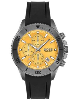 Boss - ADMIRAL Chronograph Yellow Round Men Watch - 1513968 (M)