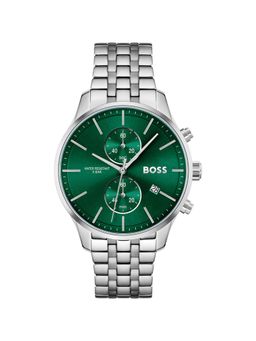 Boss - ASSOCIATE Chronograph Green Round Men Watch - 1513975 (M)