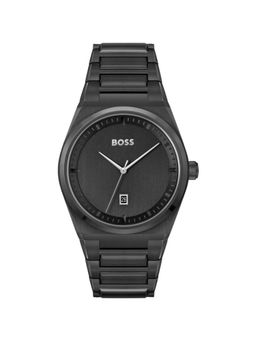 Boss - STEER Analog Black Tonneau Men Watch - 1513994 (M)