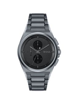 Boss - STEER Chronograph Grey Tonneau Men Watch - 1513996 (M)