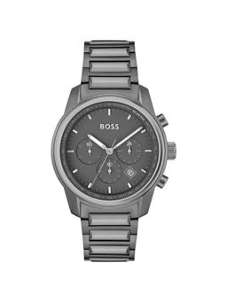 Boss - TRACE Chronograph Grey Round Men Watch - 1514005 (M)
