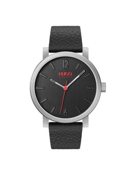 Hugo - RASE Multifunction Analog Black Round Men Watch - 1530115 (M)