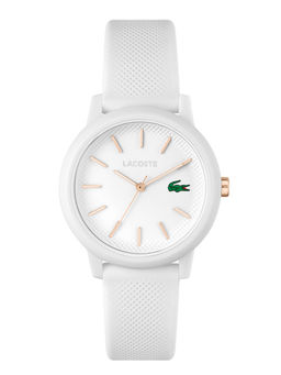 Lacoste - L.12.12 Analog White Round Women Watch - 2001211 (M)