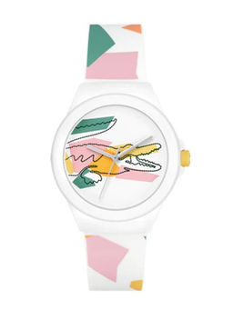 Lacoste - NEOCROC Analog White Round Women Watch - 2001219 (M)