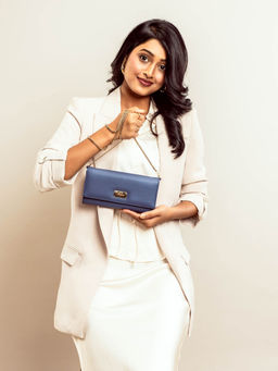 Strokes by Namrata Mehta - Indigo Brooklyn Vogue Clutch Wallet Cum Sling