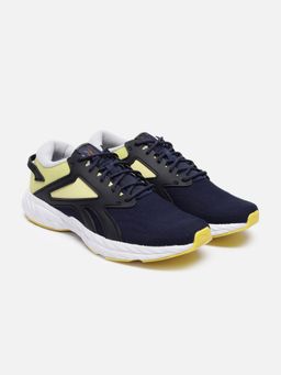 Reebok - Men Gusto Supreme Running Shoes Navy Blue & Yellow