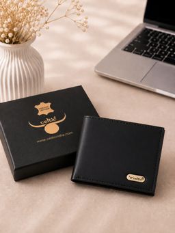 Celtic - Genuine Leather Bi-Fold Wallet -Blue