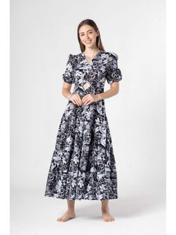 SAY - Black Fit and Flare Dress