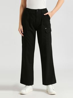 Pepe Jeans - Black Eli Od High Rise Straight Cargo