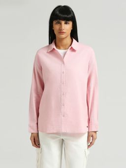 Pepe Jeans - Pink Neva Solid Oversize Shirt