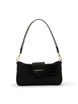 Buy MIRAGGIO Isabella Shoulder Bag with Detachable Sling - Black