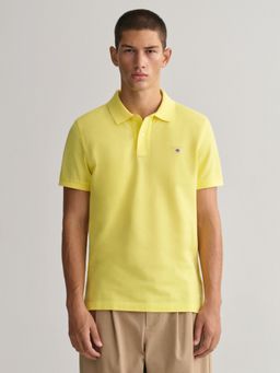 GANT - Men Yellow Original Pique Polo T-Shirt