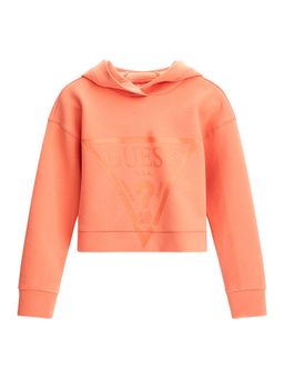 Guess - Girls Orange Solid Hoodie