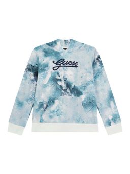 Guess - Boys Blue Printed Hoodie