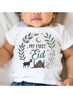 KNITROOT - White Cotton Printed T-Shirt