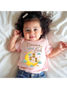 KNITROOT - Pink Cotton Printed T-Shirt