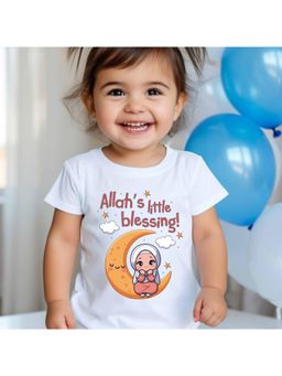 KNITROOT - White Cotton Printed T-Shirt