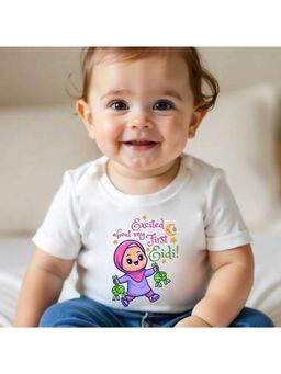 KNITROOT - White Cotton Printed T-Shirt