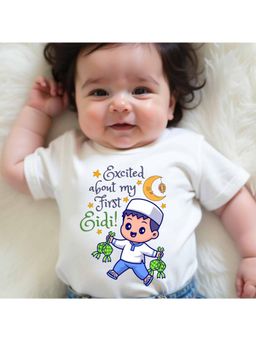 KNITROOT - White Cotton Printed T-Shirt