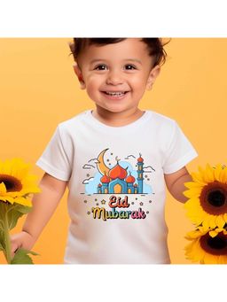 KNITROOT - White Cotton Printed T-Shirt