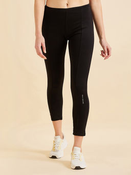 Sweet Dreams - Women Solid Ankle Tights - Black