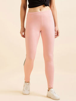 Sweet Dreams - Women Solid Ankle Tights - Pink