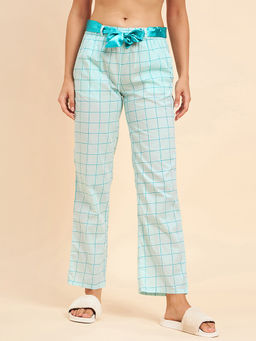 Sweet Dreams - Women Printed Pyjama - Blue