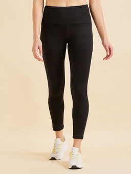 Sweet Dreams - Women Solid Ankle Tights - Black