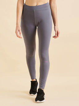 Sweet Dreams - Women Solid Ankle Tights - Grey