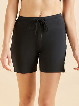 Sweet Dreams - Women Solid Shorts - Grey