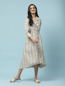 Aarke Ritu Kumar - Multi-Color Woven Midi Dress
