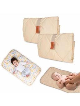 Motherly - Combo Mat Set for Baby, Diaper Changing and Massage Mat (0-36 Months)