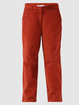 VERO MODA - Girls Stripes Fabric Red Trousers
